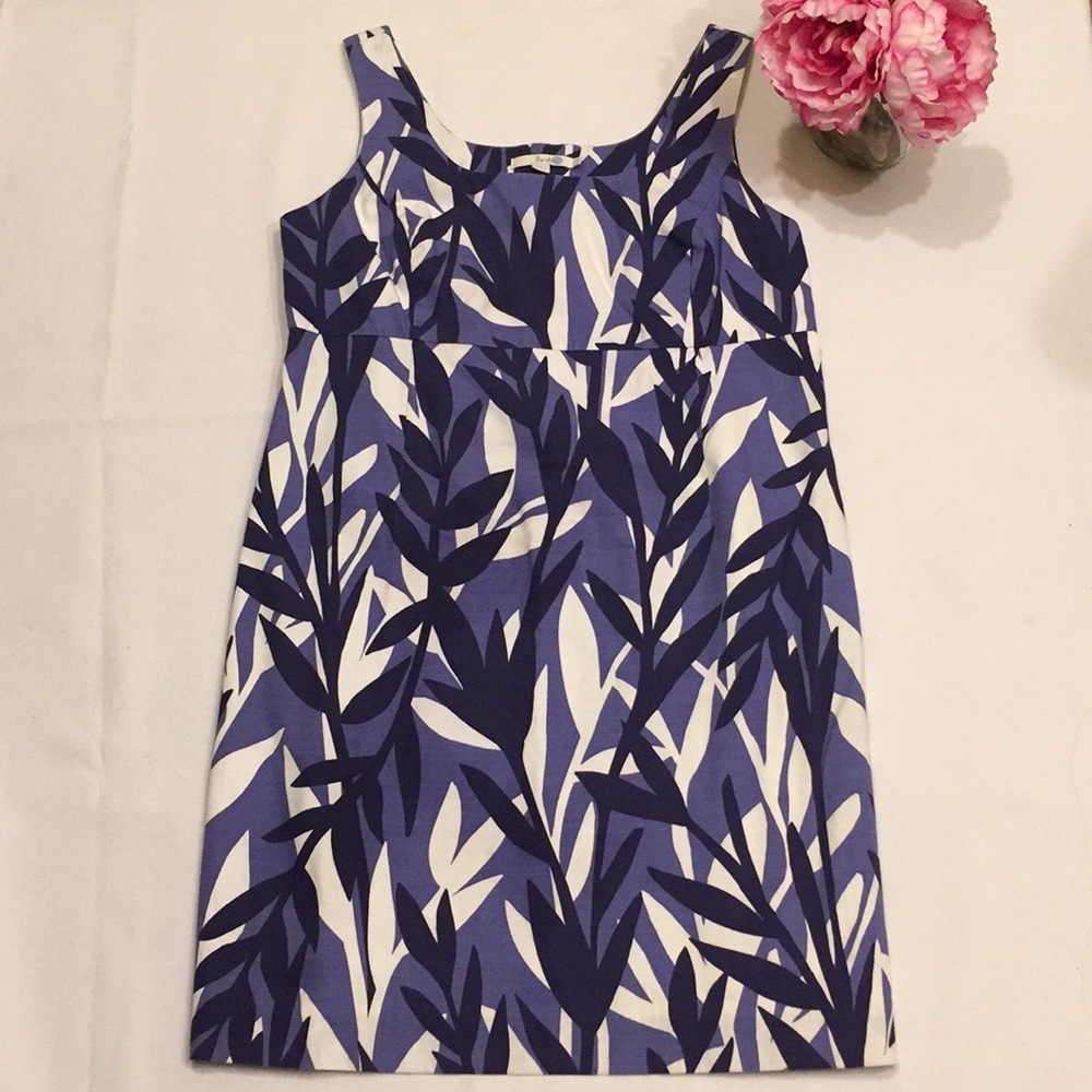 Boden foliage pattern dress